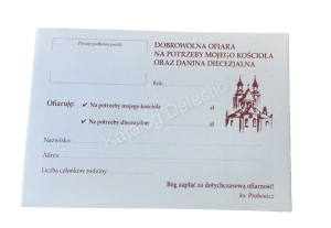 Koperty - dobrowolna ofiara na potrzeby kościoła (HL3305)