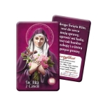 Karta św. Rita z relikwiami III stopnia 