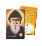 Karta św. Szarbel z relikwiami III stopnia 