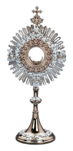 Monstrancja bogato zdobiona (DOB185)