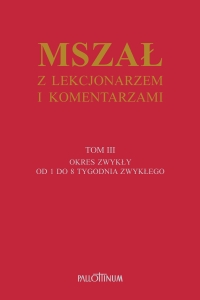 MSZAŁ Z LEKCJONARZEM I KOMENTARZAMI (PA3601)
