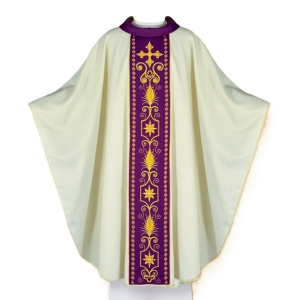 Ornat z haftowanym pasem Sacrum (UR7725)