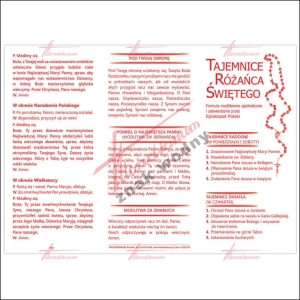 Tajemnice Różańca Świętego-kpl 25szt (HL3602)