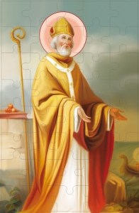 Puzzle - Święty Mikołaj - 10 szt (PUZ090)