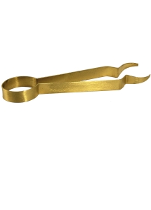 Szczypce do węgielków (złote)(MX8025)