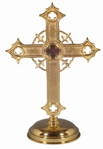 Relikwiarz mosiężny