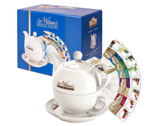 ZESTAW PORCELANOWY SIR WILLIAM’S ROYAL DUO & 8 HERBAT DRSW03
