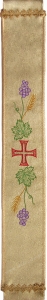 Szarfa do dzwonków-złota (MX3336)