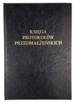 Księga protokołów przedmałżeńskich (HL0003)