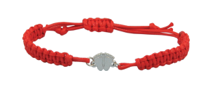 Bransoletka " Jestem za życiem" -  obrońców życia (czerwona) (S0100G)