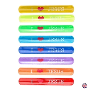Opaska odblaskowa I LOVE JESUS (JBC460)