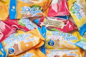 Boguchwałki - galaretki w cukrze z sokiem mailnowym (BCH002)