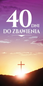 Baner na Wielki Post "40 dni do Zbawienia " (DE2907)