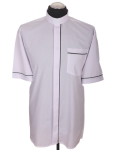 Koszula kapłańska, tradycyjna z wypustką (60%bawełny) /nietypowe rozmiary -OD3023N/ 