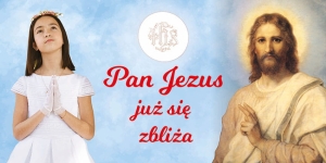 Baner na I Komunię Świętą (DE3014)