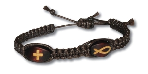 BRANSOLETKA WIARY - ciemna (S0068G)