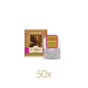 Herbata Sir William's Tea Ceylon Gold /50 saszetek/ (SW5001)