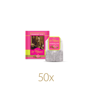 Owocowa Herbata Sir William’s Tea Cranberry Rose 50 Saszetek (HSW321)