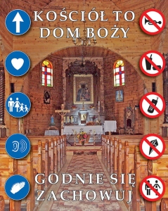 Baner- Kościół to Dom Boży (DE1320)