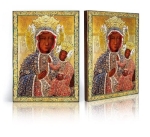 Ikona Matka Boża Częstochowska (w sukience diamentowej) (GA3122)