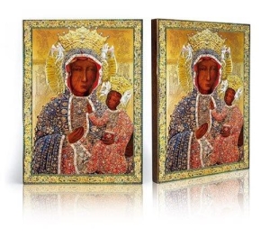 Ikona Matka Boża Częstochowska (w sukience diamentowej) (GA3122)