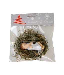 Dzieciątko Jezus na sianku (01589A)