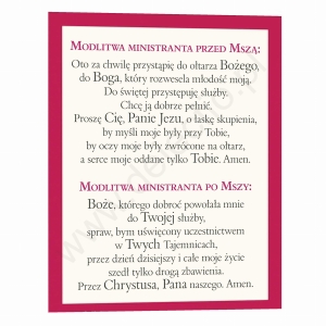 Tablica ministranta (HLTM32)