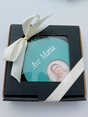 Skórzane etui z brelokiem (BW31XE)