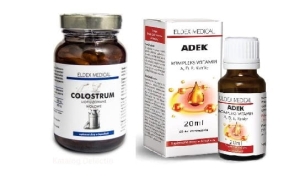 Zestaw Colostrum liofilizowane wołowe i kompleks witam ADEK (CZ3304)