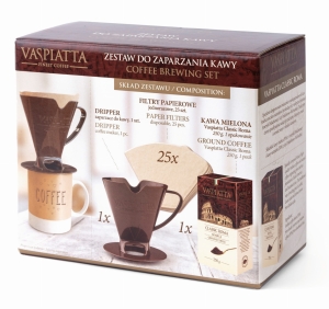 Zestaw do zaparzania kawy Vaspiatta Classic Roma 250g (MX2392)