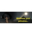Baner Wielki Post. Modlitwa, post jałmużna... (D11015)